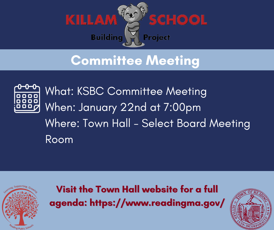 Featured image for “Killam School Building Committee Meeting”